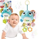 WOOPIE Baby Pluszowy Słonik Maskotka Interaktywna Przytulanka Muzyczna z Zawieszkami i Gryzakami