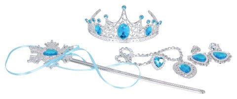 Zestaw Małej Księżniczki + Niebieska Sukienka