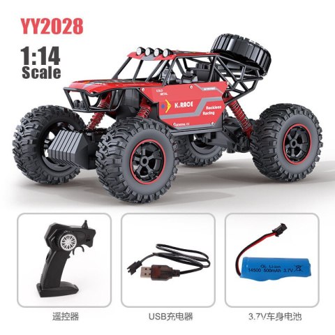 Samochód Terenowy RC Zdalnie Sterowany Czerwony 1:16