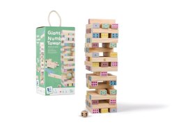 BS Toys, drewniana gra wieża numerów z kostką