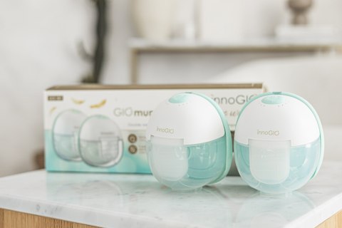 INNOGIO GIO-361 Podwójny muszlowy laktator elektryczny GIOmum Premium Warm Double