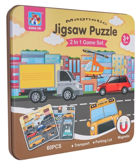 Magnetyczny Zestaw Puzzle Miasto