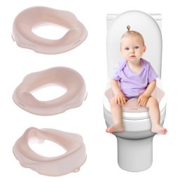 Nakładka na sedes biały & różowy