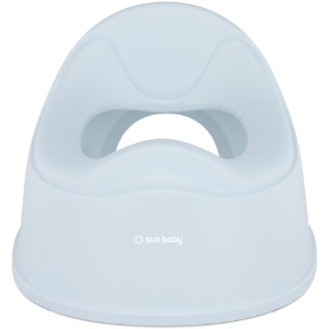 Nocnik antypoślizgowy z oparciem i wkładem sunbaby niebieski & biały