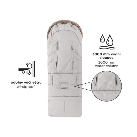 PETITE&MARS 526826 Zimowy śpiworek Arctic 4w1 Horizontal Elegant Caramel