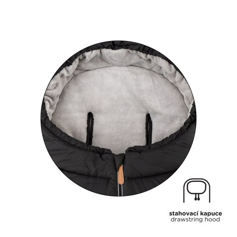 PETITE&MARS 531906 Zimowy śpiworek Jibot 3w1 Ink Black