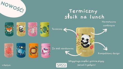 Termos obiadowy dla dzieci 350ml Ośmiornica SASS