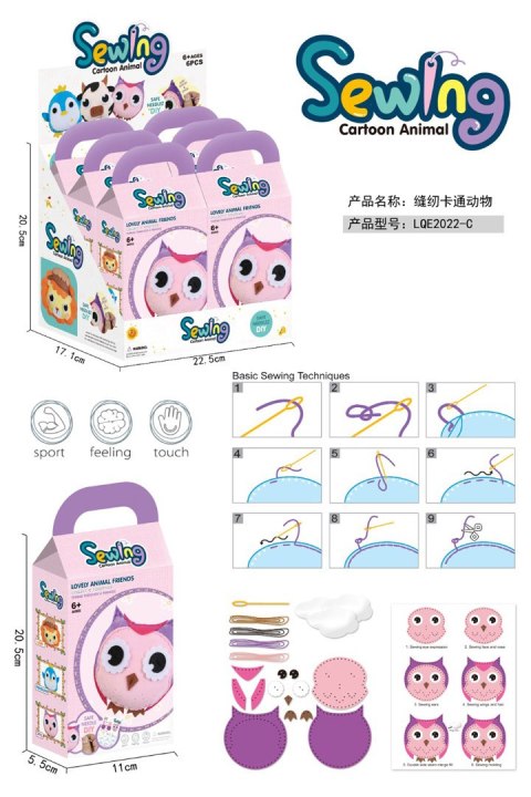 Zestaw Zrób Swojego Pluszaka Sowa