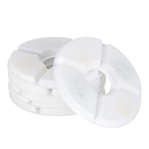 Filtry wymienne do poidełka fontanny dla psa kota zwierząt zestaw 6 sztuk