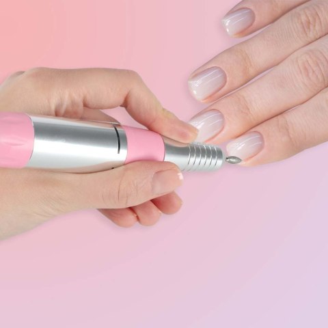 Frezarka do paznokci elektryczna 65W manicure pedicure 6 końcówek frezy