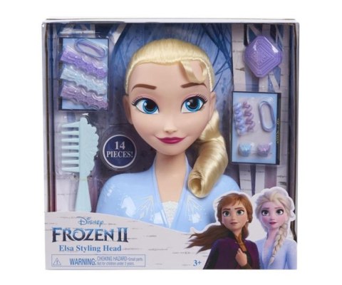 Just Play 32806 Kraina Lodu Głowa do czesania i stylizacji włosów Elsa