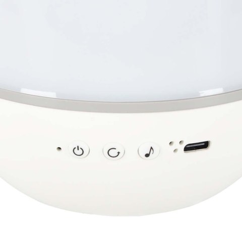 Lampka nocna projektor gwiazd LED USB obrotowy 6 motywów pilot jelonek