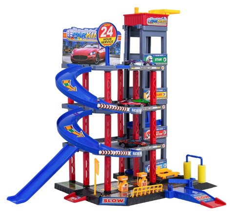 MEGA Wielopoziomowy Parking z Matą + Akcesoria