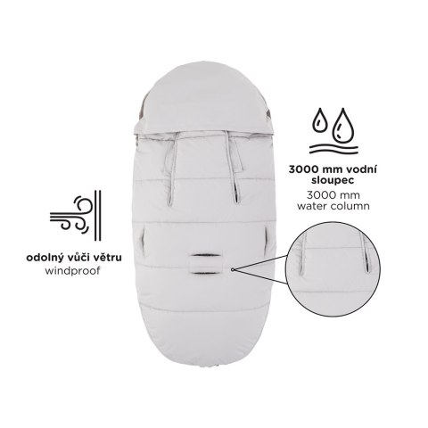 PETITE&MARS 534825 Zimowy śpiworek Comfy 4w1 Forever Black