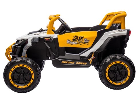 Pojazd na akumulator M1 Biało-Żółty 4x4