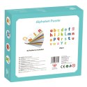 TOOKY TOY Puzzle Alfabet Montessori Nauka Literek Słów Zwierzątka 57 el.