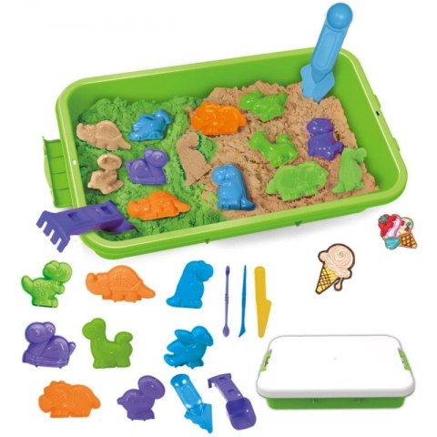 WOOPIE 54825 Stolik z piaskiem kinetycznym ZOO 1,5kg