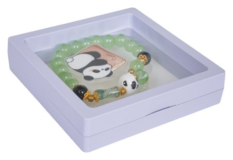 Zestaw Biżuterii Panda Zielona Bransoletka