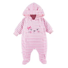 EWA 758507 RUN&FUN Pajac welurowy ociepl. róż 68