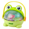 Gra Zręcznościowa Skaczące Żabki Pojemnik 15 Żabek Zielona