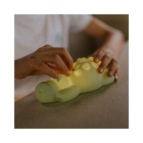 MARY'S MW61482 Lampka nocna LED z dźwiękiem i odgłosami natury Krokodyl