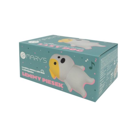 MARY'S MW61485 Lampka nocna RGB z dźwiękiem Leniwy Piesek