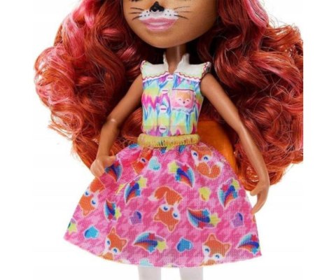MATTEL 6734 Enchantimals HNT60 Zestaw Lalka Fennec Fox i Rodzina Lisków