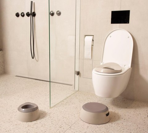 Nakładka na toaletę antypoślizgowa LUMA Almond