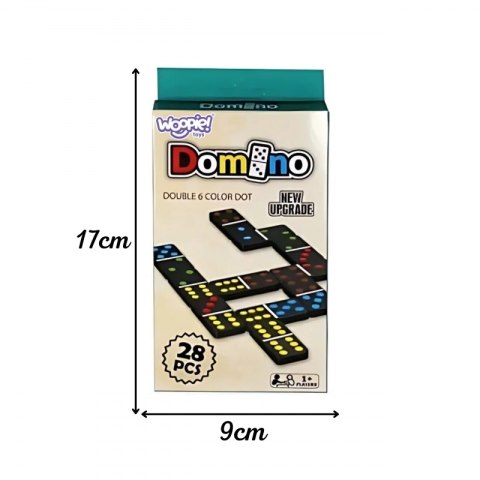 WOOPIE Domino Gra Logiczna Rodzinna 28 Klocków