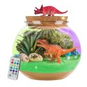 Zestaw Kreatywny Terrarium Dla Dinozaurów DIY Lampka LED Pilot