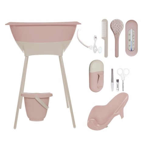 Zestaw kąpielowy 8 elem. LUMA Blush Pink