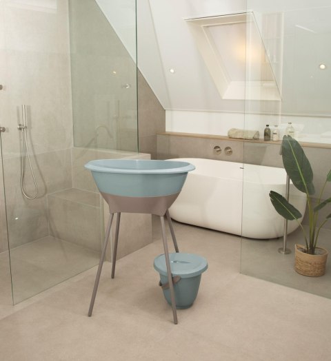 Zestaw kąpielowy 8 elem. LUMA Ice Blue