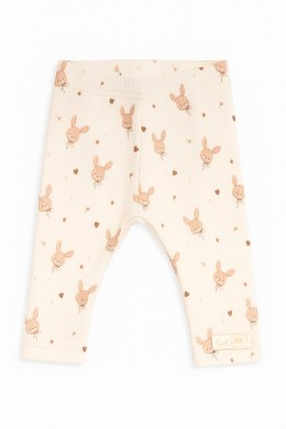 BABY 01983 Leginsy niemowlęce Królik 80/86 prążek