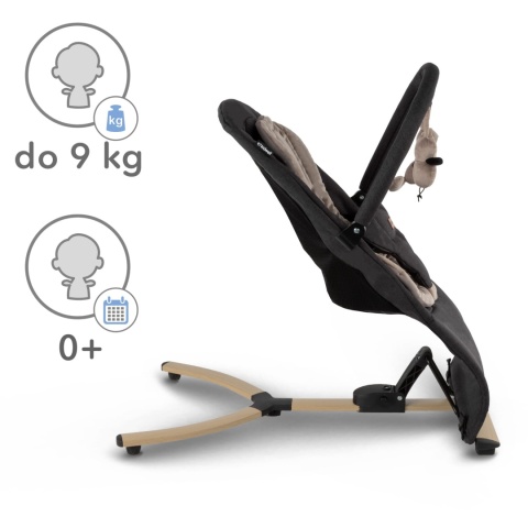 Kidwell Leżaczek bujaczek RUBI Black Gold