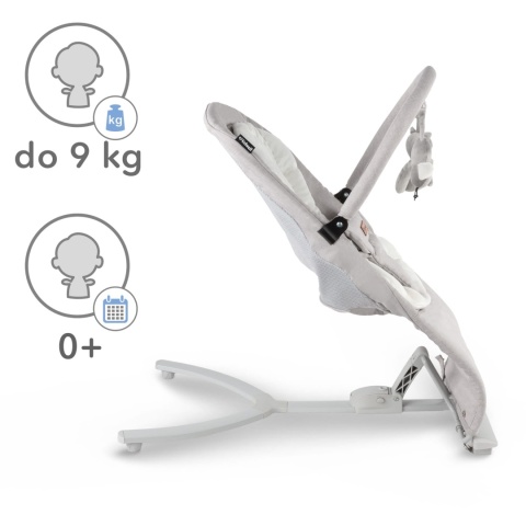 Kidwell Leżaczek bujaczek RUBI Gray White