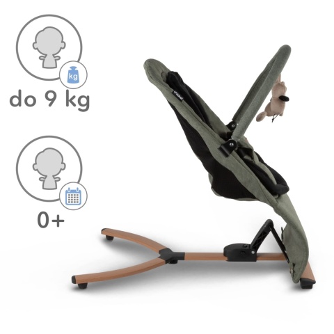 Kidwell Leżaczek bujaczek RUBI Green Black