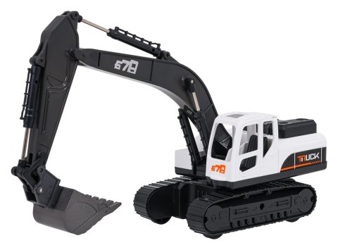 Metalowa Koparka Biała