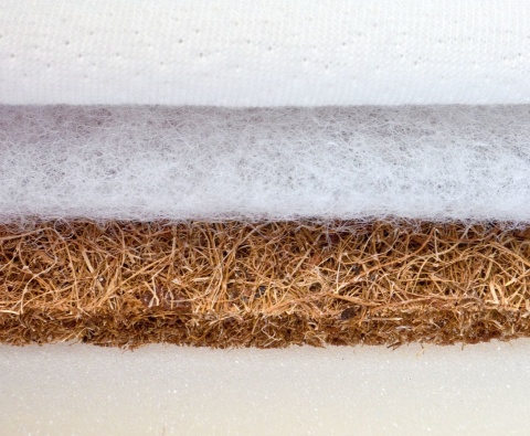 Sensillo Materac Kokos-Pianka-Kokos LUXE 120 60 cm ALOE VERA (11cm)