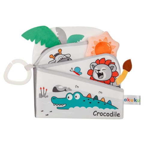 AKUKU A0704 Książeczka sensoryczna ZOO