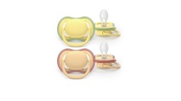 AVENT SCF087/07 Smoczek STHR AIR 0-6 latte/żółty