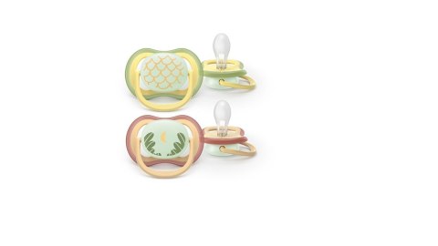 AVENT SCF376/27 Smoczek STHR AIR NIGTTIME 0-6 plaster miodu/latte