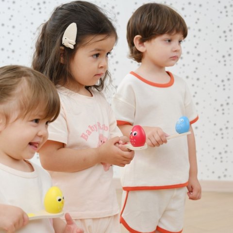 VIGA Bieg z Jajkiem na Łyżce dla Dzieci Gra Zręcznościowa Zespołowa