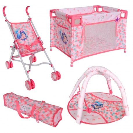 WOOPIE 56331 Zestaw Opiekunki z lalką 18w1