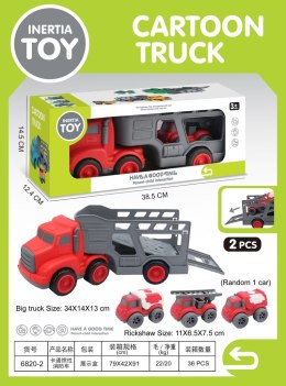 Zestaw Pojazdów Laweta + Autka Straż Pożarna