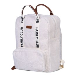 Childhome Plecak Family Club Signature Teddy Off white