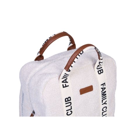 Childhome Plecak Family Club Signature Teddy Off white