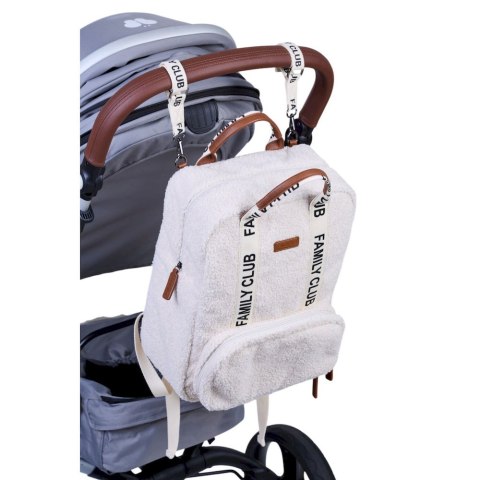 Childhome Plecak Family Club Signature Teddy Off white