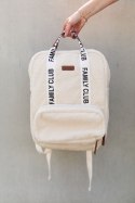 Childhome Plecak Family Club Signature Teddy Off white