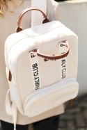 Childhome Plecak Family Club Signature Teddy Off white