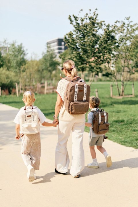 Childhome Plecak Family Club Signature Teddy Soft brown